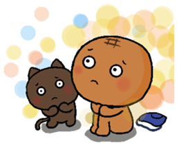 Pineapple Bread & Chocolate cat people sticker #9877485