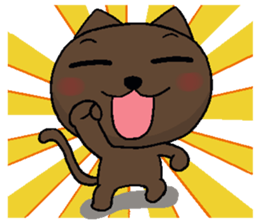 Pineapple Bread & Chocolate cat people sticker #9877495