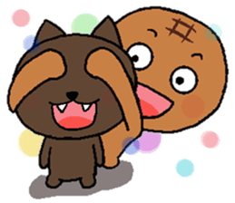 Pineapple Bread & Chocolate cat people sticker #9877496