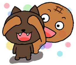 Pineapple Bread & Chocolate cat people sticker #9877496