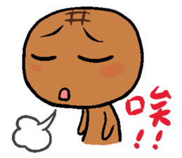 Pineapple Bread & Chocolate cat people sticker #9877504