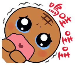 Pineapple Bread & Chocolate cat people sticker #9877508