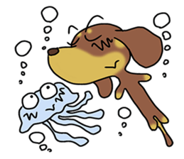 Dachshunds love one year of event sticker #9877816