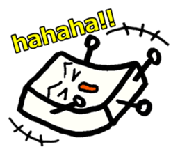 Japanese food tofu sticker #9877905