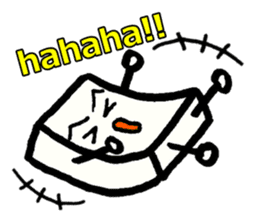 Japanese food tofu sticker #9877905