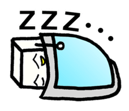 Japanese food tofu sticker #9877908