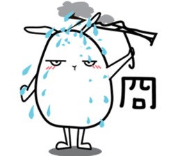 rabbit what happened sticker #9877924