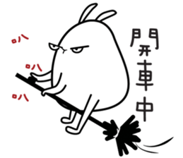 rabbit what happened sticker #9877925