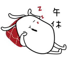 rabbit what happened sticker #9877934