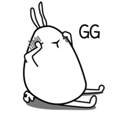 rabbit what happened sticker #9877936