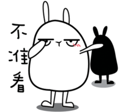 rabbit what happened sticker #9877940