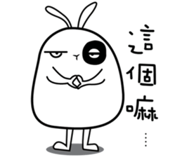 rabbit what happened sticker #9877943