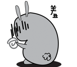 rabbit what happened sticker #9877946