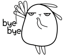 rabbit what happened sticker #9877951