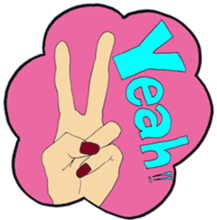 Colorful  Rainbow Flowers sticker #9877993