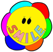 Colorful  Rainbow Flowers sticker #9878023