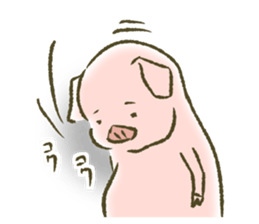 The world of the pig. 1 sticker #9878274