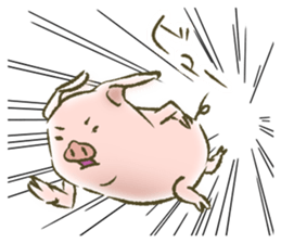 The world of the pig. 1 sticker #9878277