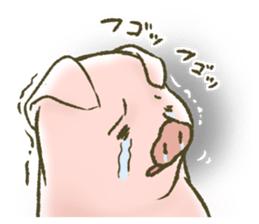 The world of the pig. 1 sticker #9878286