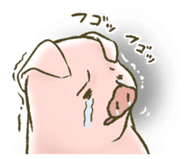 The world of the pig. 1 sticker #9878286