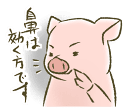 The world of the pig. 1 sticker #9878295