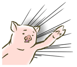 The world of the pig. 1 sticker #9878305