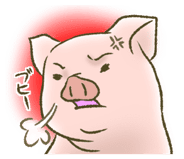 The world of the pig. 1 sticker #9878306