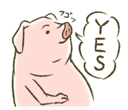 The world of the pig. 1 sticker #9878307