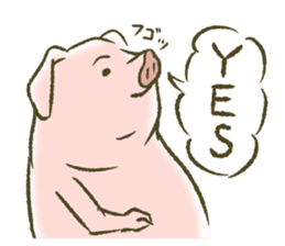 The world of the pig. 1 sticker #9878307