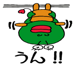 Daily life of Mr.larva of a butterfly 2 sticker #9878334