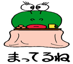 Daily life of Mr.larva of a butterfly 2 sticker #9878346