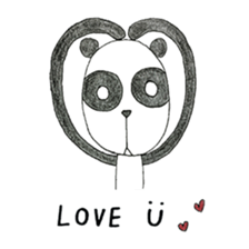 the panda and his friends sticker #9878558