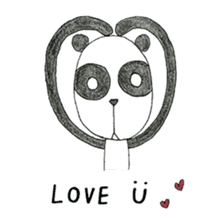the panda and his friends sticker #9878558