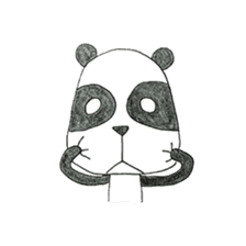 the panda and his friends sticker #9878559
