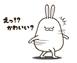 FAT RABBIT - playful 1 sticker #9878992