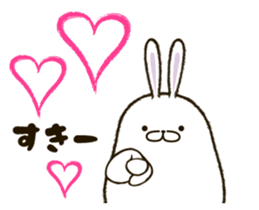 FAT RABBIT - playful 1 sticker #9878995