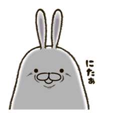 FAT RABBIT - playful 1 sticker #9879021