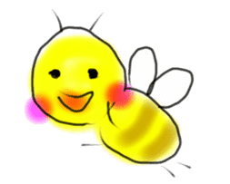 Mild bees sticker #9880005