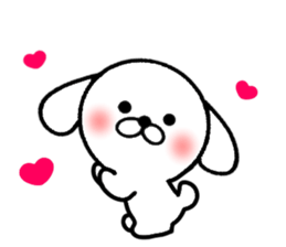 Sticker of the dog with big character sticker #9880054