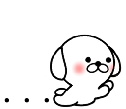 Sticker of the dog with big character sticker #9880055