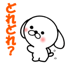 Sticker of the dog with big character sticker #9880074