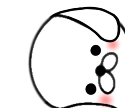 Sticker of the dog with big character sticker #9880087