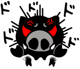 Very black pork sticker #9880101