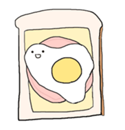 whtie Egg  &  yellow Chick sticker #9880467