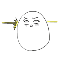 whtie Egg  &  yellow Chick sticker #9880475