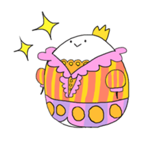 whtie Egg  &  yellow Chick sticker #9880482