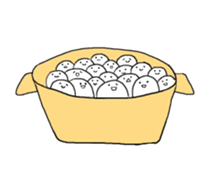 whtie Egg  &  yellow Chick sticker #9880487