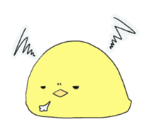 whtie Egg  &  yellow Chick sticker #9880495
