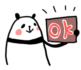 A simple panda sticker #9881406