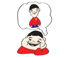 I'M NOT FAT sticker #9881533